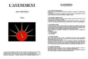 L'Avenement introduction